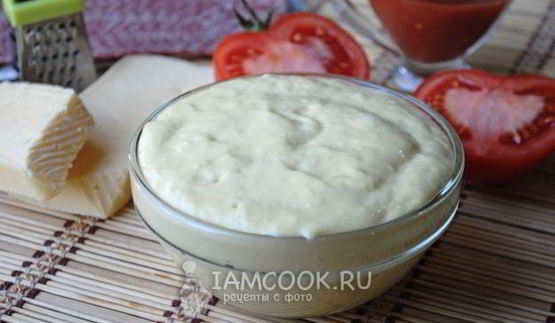 пицца из жидкого теста на кефире