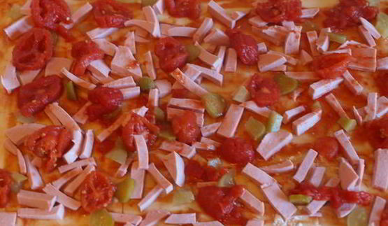 пицца колосок