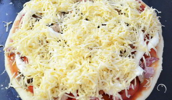 пицца на дрожжевом тесте