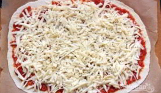 пицца на противне