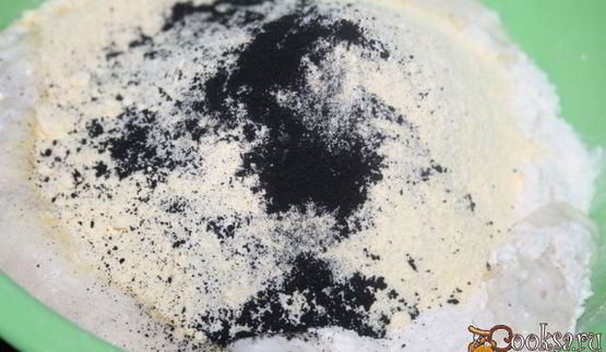 пицца на сером тесте