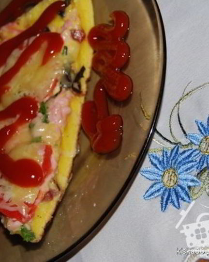 Рецепт пиццы на сковороде