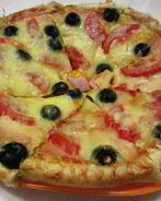 Пицца на слоеном тесте