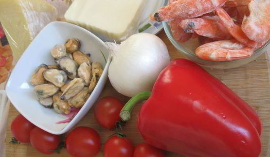 пицца на творожном тесте