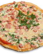 Пицца с докторской колбасой