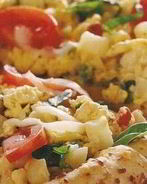 Пицца с картошкой и курицей