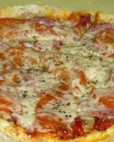 Рецепт пиццы с сыром в мультиварке