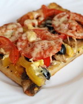 Пицца с тонким тестом