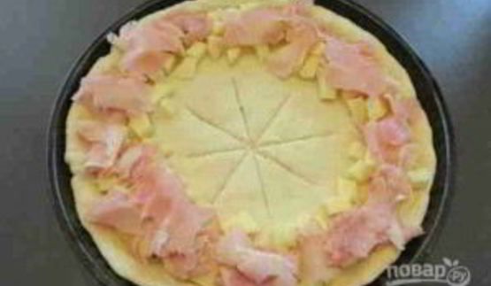 пицца цветок