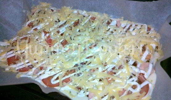 пицца вкусняшка на кефире