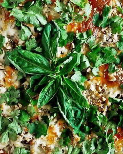 Рецепт тайской пиццы с курицей