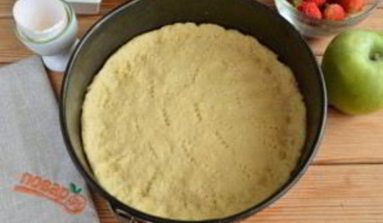 яблочная пицца с карамелью