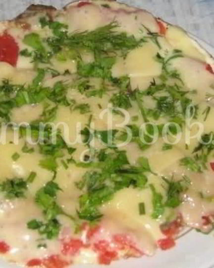 Рецепт яичницы-пиццы