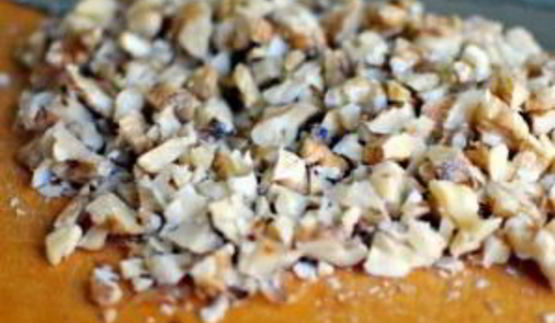 банановые пончики с грецкими орехами