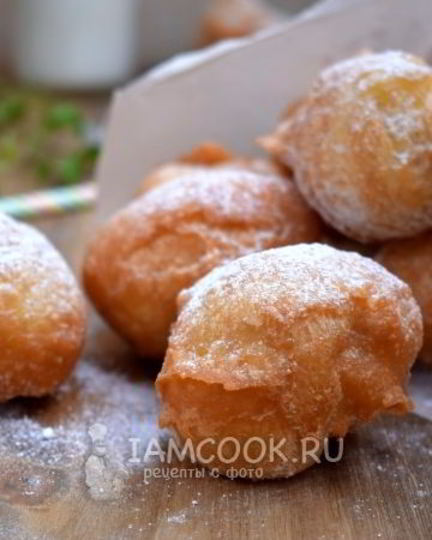 Рецепт французских пончиков бенье