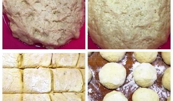 картофельные пончики с куриными кексами