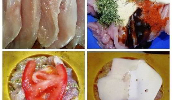 картофельные пончики с куриными кексами