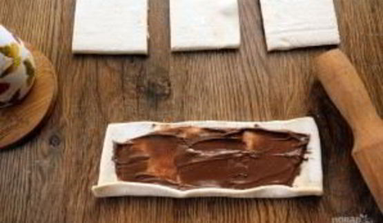 крученые пончики с нутеллой