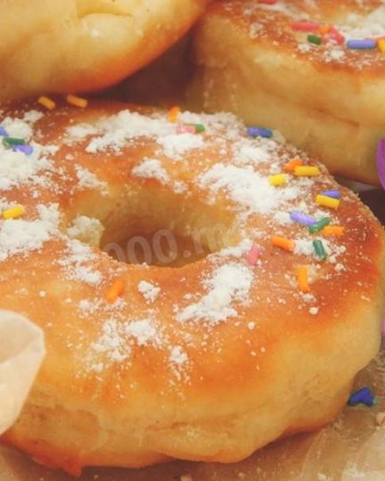 Рецепт пончиков на кефире без дрожжей