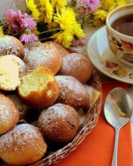 Рецепт пончиков на сгущенном молоке