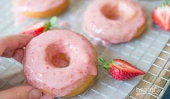 пончики с глазурью