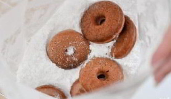 пончики с сахарной пудрой