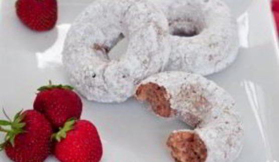 пончики с сахарной пудрой