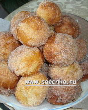 Пончики с творогом