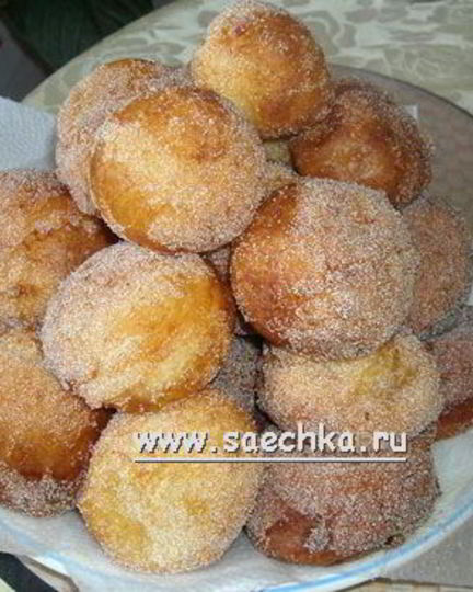 Рецепт пончиков с творогом