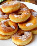 Пышные пончики из плавленого сыра