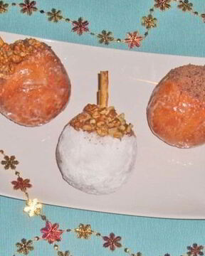 Рождественские пончики Желуди