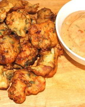 Рыбные пончики из трески