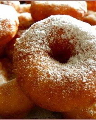 Шоколадно-кокосовые пончики