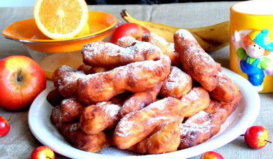 творожные пончики-батончики