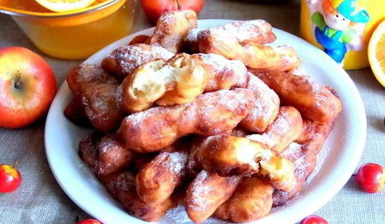 творожные пончики-батончики