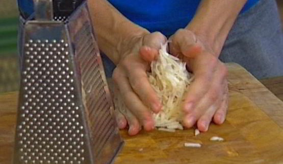 творожные пончики с яблоками