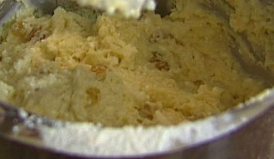 творожные пончики с яблоками