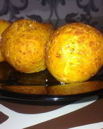 Творожные пончики в масле