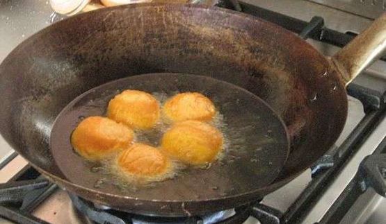 тыквенные пончики с кольцами кальмаров