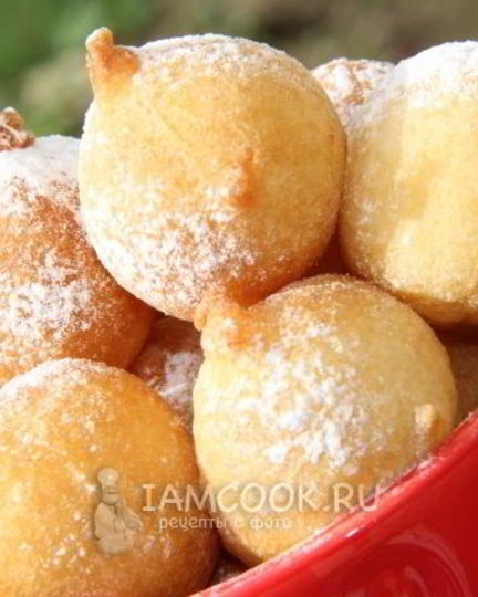 Рецепт воздушных пончиков на кефире
