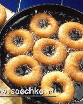 Яблочные пончики