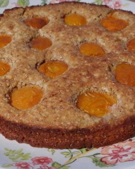 Рецепт миндальная коврижка с абрикосами