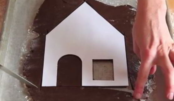 новогодний пряничный домик