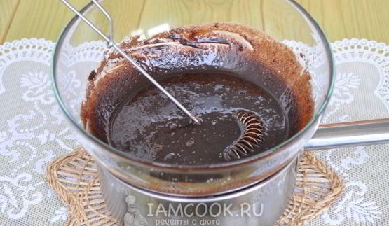 пряник шоколадный с вареньем