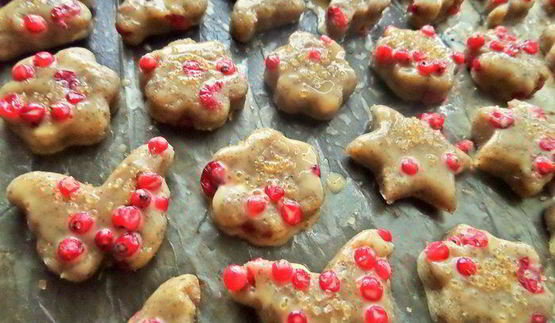пряники с брусникой на цельнозерновой муке