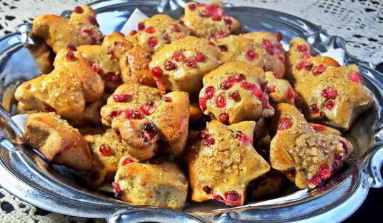 пряники с брусникой на цельнозерновой муке