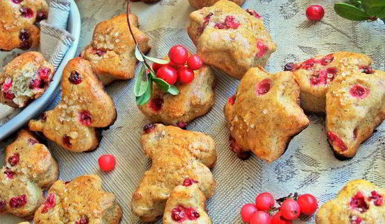 пряники с брусникой на цельнозерновой муке