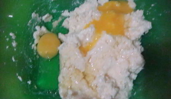 творожно-яблочные коврижки