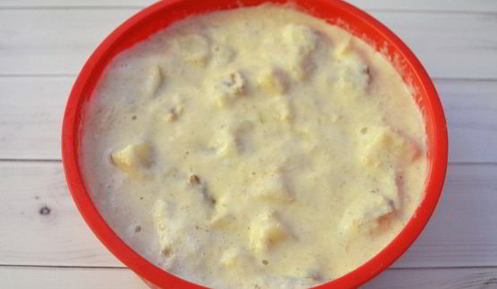 диетическая грушевая шарлотка