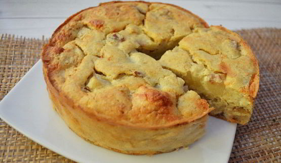 диетическая грушевая шарлотка